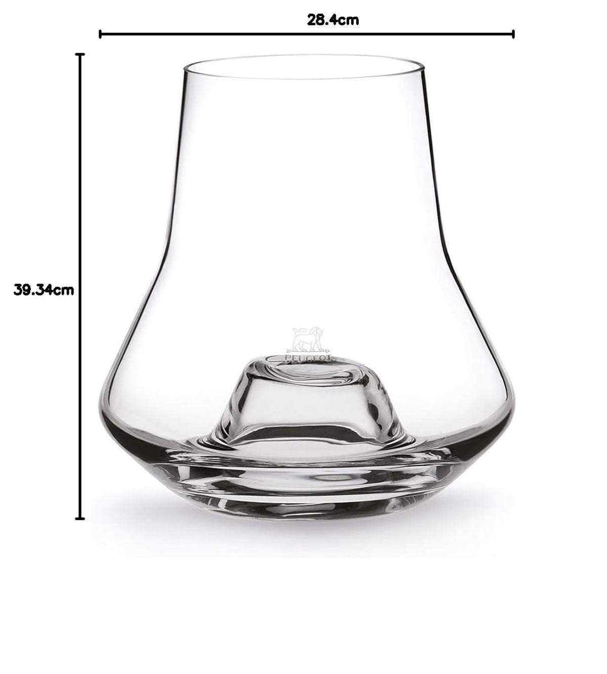 Peugeot 266097 - Juego de cata de whisky Incluye vidrio Cordial y base refrigerante