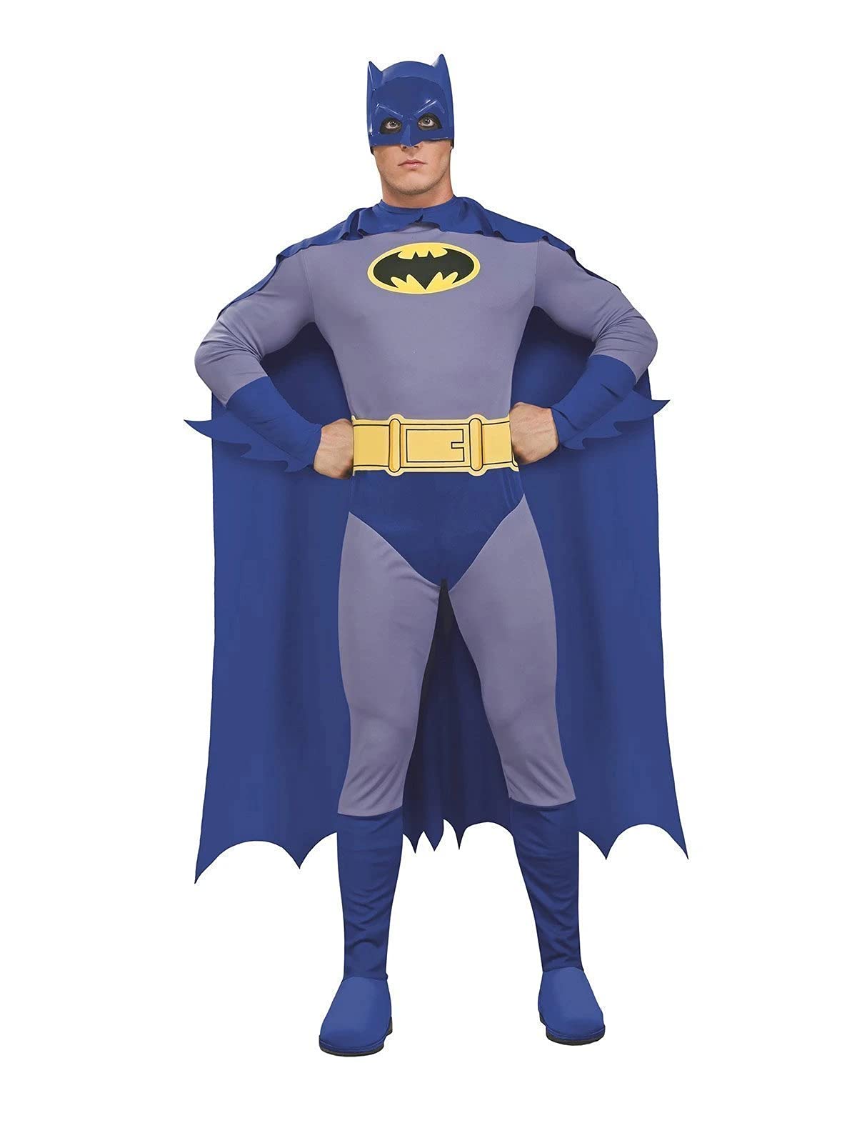 Rubie's Costume, Disfraz de Batman para Adulto Caballero, Gris/Azul