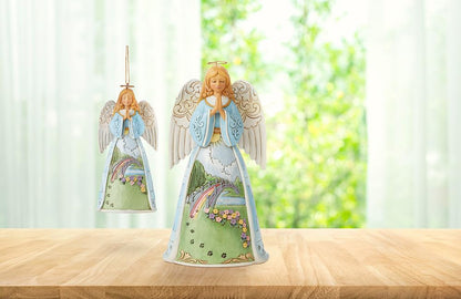 Enesco Jim Shore Heartwood Creek - Figura de ángel de Duelo para Mascotas, 9.75 Pulgadas, Multicolor