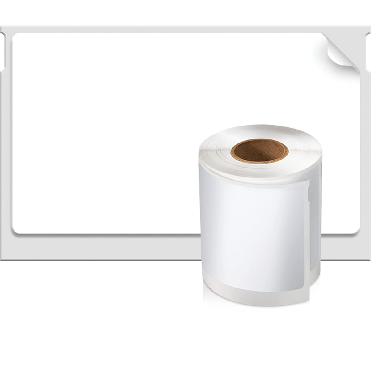 DYMO LW Video Top Labels for LabelWriter Label Printers, White, 1.8'' x 3.1'', 1 Roll of 150 - 30326