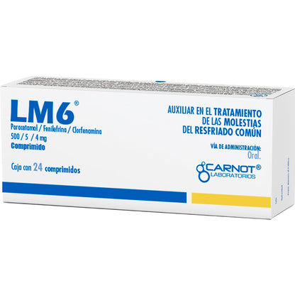 LM6 Antihistamínicos, 24 Cápsulas