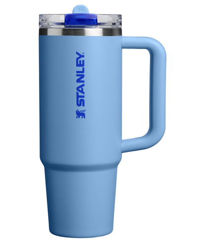 Stanley Quencher ProTour Vaso Térmico con Popote Abatible, Acero Inoxidable - 30 Ounces - azul (blue sky)