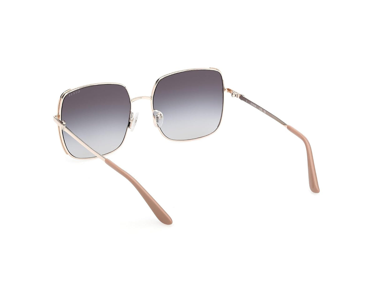 Guess Lentes de Sol GU00194 para Mujer, Armazón Metálico y Micas Humo Degradado con Protección UV Nivel 3