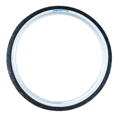 Llanta Urbana BENOTTO City 26x2.125 (57-559) | Cara Blanca con Letras Azules | Modelo P713 | para Bicicleta de Paseo