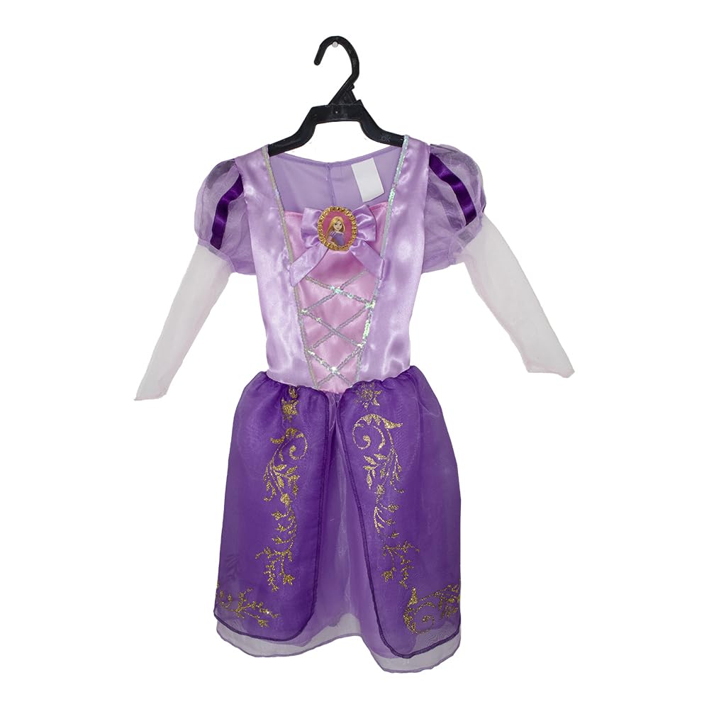 Fantasy Ruz, Disfraz Infantil Rapunzel Modelo F15385-AZN10, Lila, Talla 10 años, Licencia original Disney.