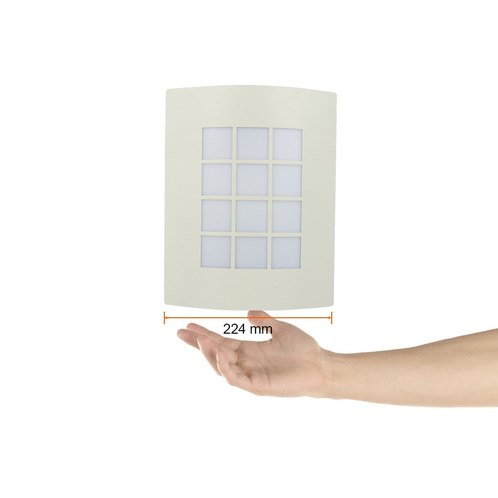 Tecnolite - Lámpara de Pared para Exterior, Color Satinado, Base E27, 100 - 240 Volts