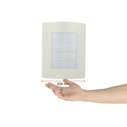 Tecnolite - Lámpara de Pared para Exterior, Color Satinado, Base E27, 100 - 240 Volts