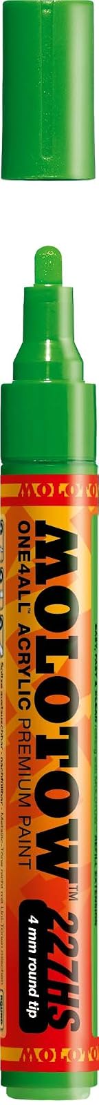 Molotow ONE4ALL Pintura Acrílica de Refill, Verde Universes Green, 180 ml - 4 mm - Verde (Universes Green)