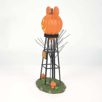 Department 56 Disney Village Halloween Pumpkintown Accessories - Figura de Torre de Agua de Mickey Mouse, 12.01 Pulgadas, Multicolor