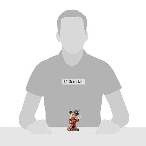 Disney Traditions by Jim Shore Figura de Resina de Mickey Personality Pose Stone, 4.25 Pulgadas