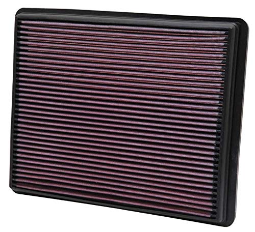 K&N Filtro de Aire de Alto Rendimiento 33-2129 con Kit de Recarga, Rojo