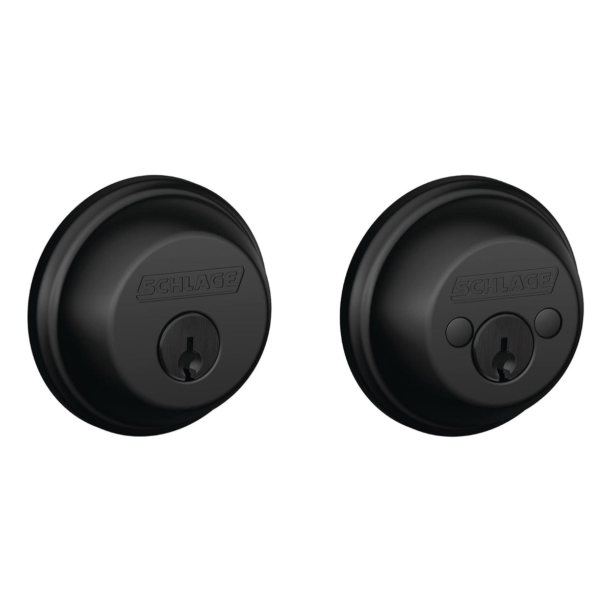 Schlage Cerrojo de Doble Cilindro Alta Seguridad Grado 1 - Mate negro