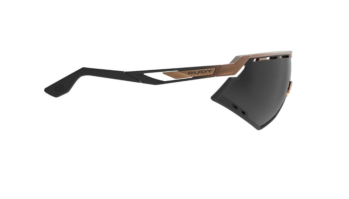 Rudy Project Lentes Defender RP Optics Deportivos Armazón Bronze Matte Fade Black Matte, Bumpers Black Mica Smoke Black