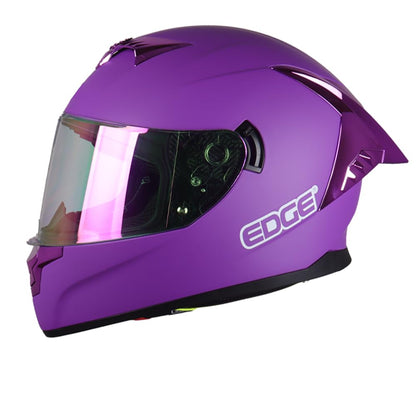 Generico Casco Integral Edge Dot Racer Morado Mate Talla S | Talla S