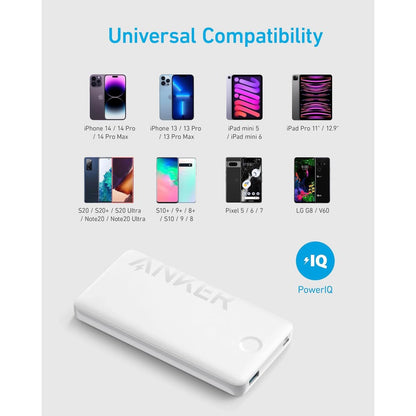 Anker Power Bank 10,000mAh Carga Rápida Bidireccional Violeta