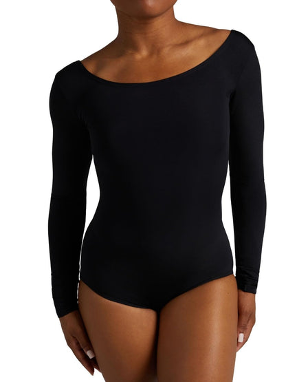 Capezio Leotardo de Manga Larga para mujer