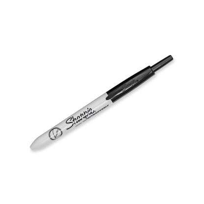 SanfordSharpie Ultra Fine Point Retractable Permanent Markers, Black (1735793)