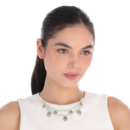 Napier Collar Verde Para Mujer