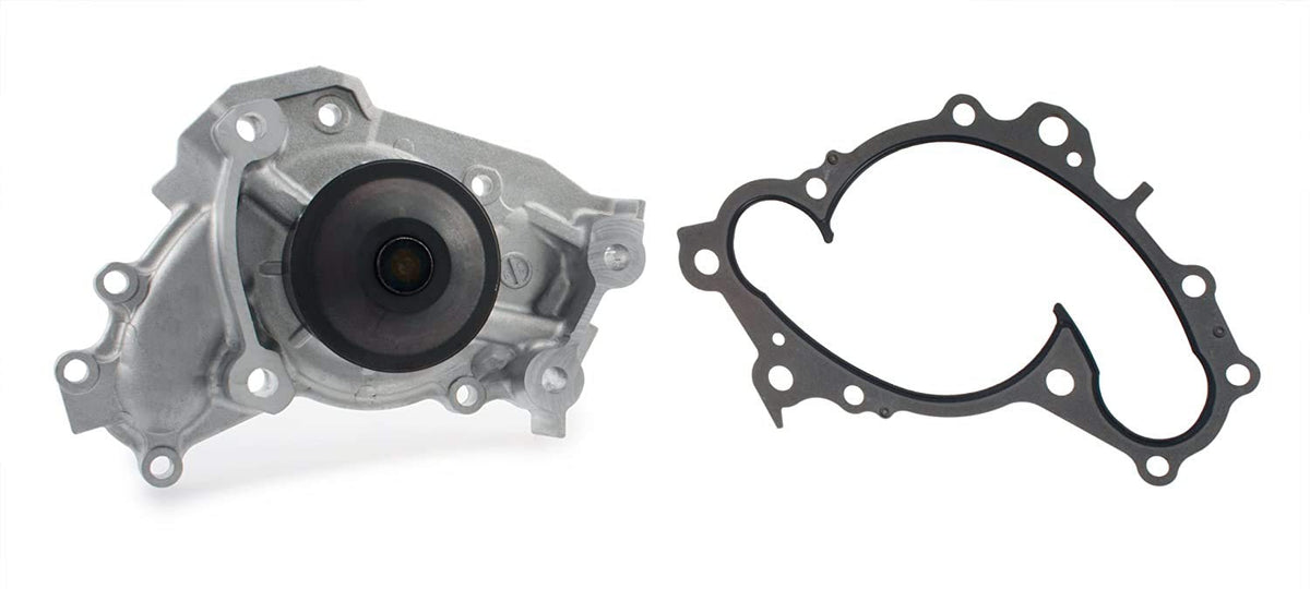 AISIN TKT-026 Kit de Correa Dentada con Bomba de Agua para Lexus ES300, ES330, RX330, RX400h Toyota Camry, Highlander, Sienna, Solara, Negro/Plateado