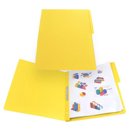 Wilson Jones Accopress Carpeta con Broche, 90 Piezas, Carta, 300 Hojas, Amarillo