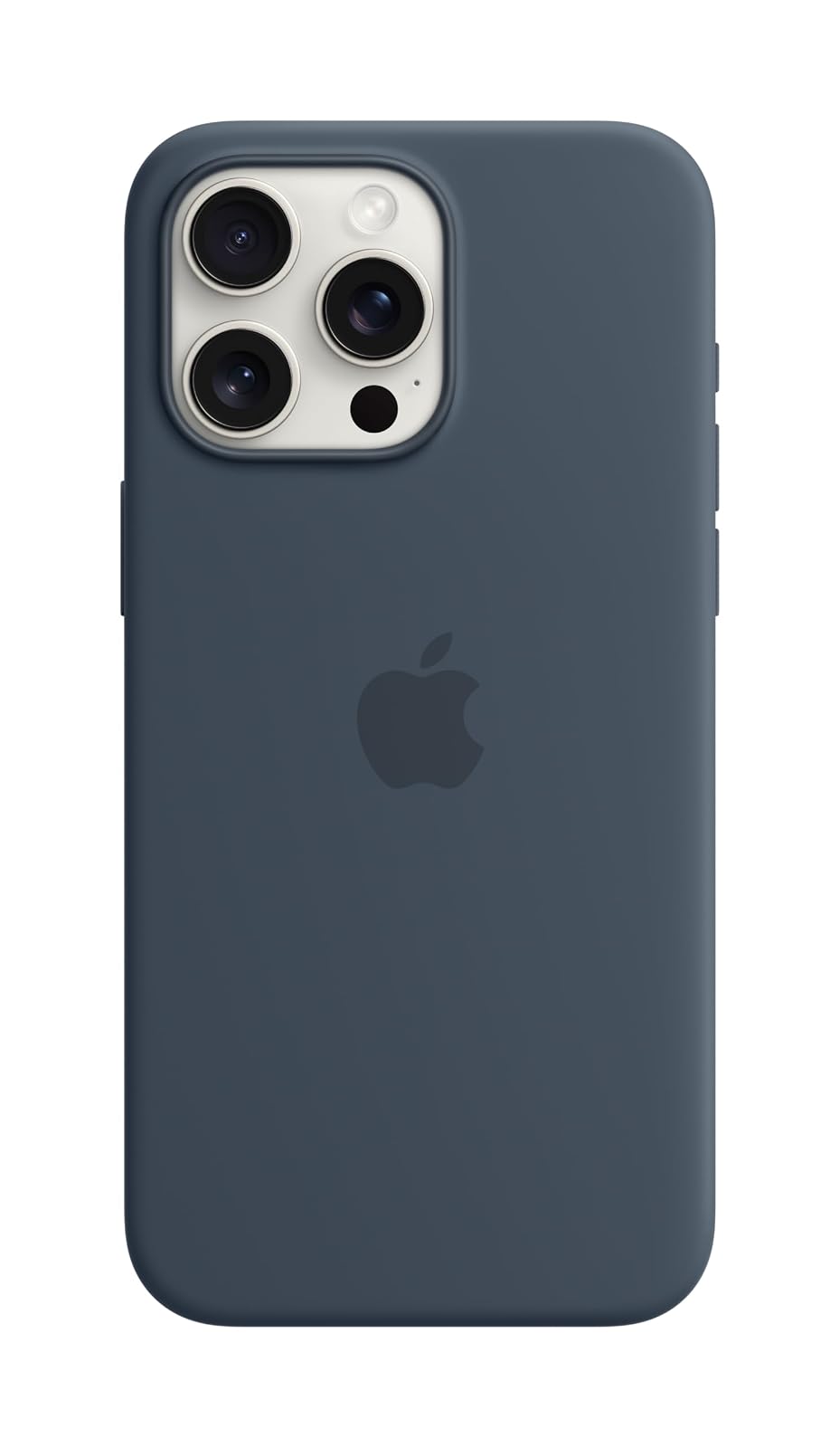 Apple Funda FineWoven con MagSafe para iPhone 15 Plus, Rojo Mora - Azul tormenta - 15 pro max - Silicón