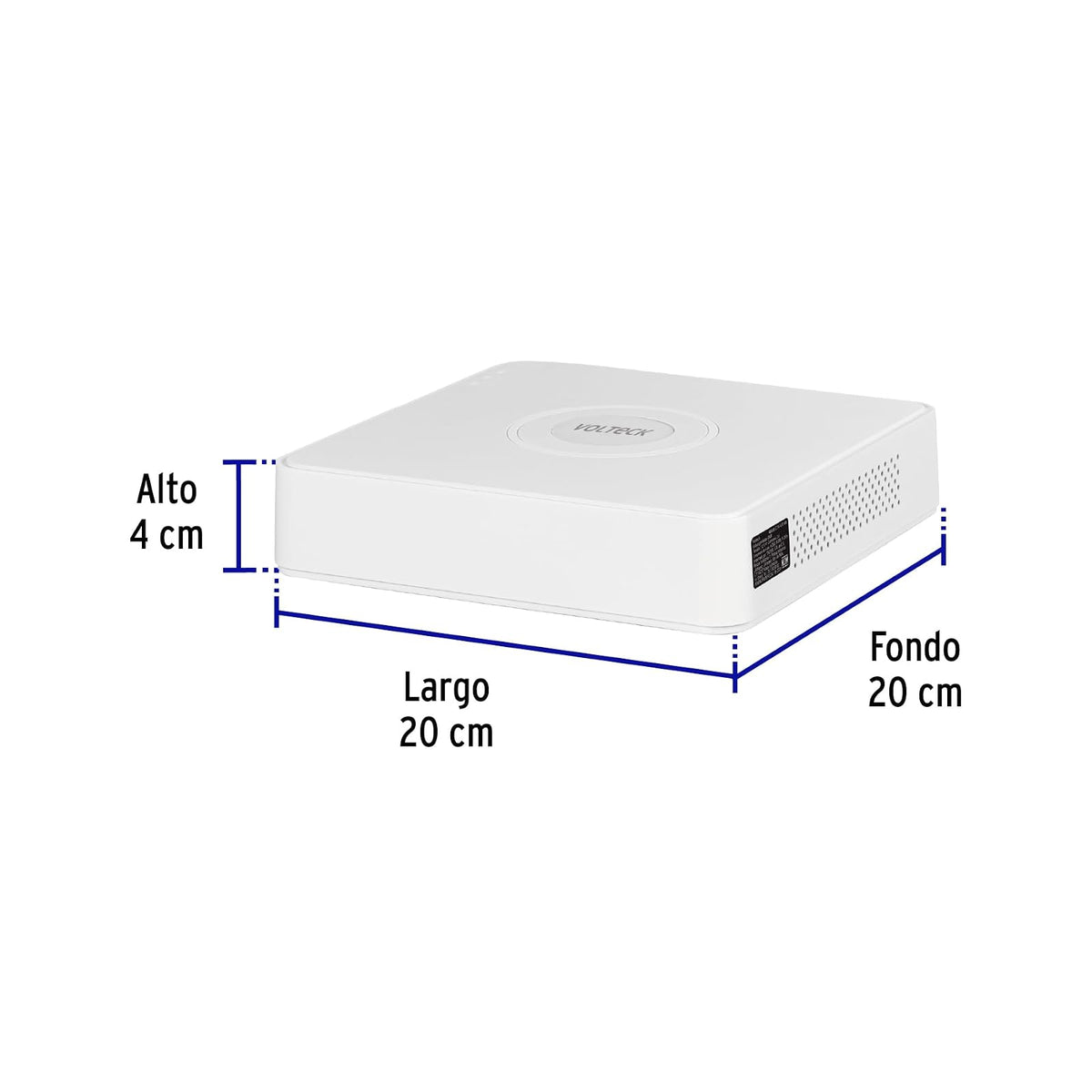 Volteck CTV-DVR-4A, Video Grabador DVR de 4 Canales 5 MP Video en Tiempo Real