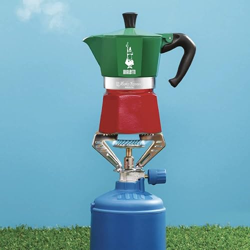 Bialetti 8006363018944 - Cafetera (Independiente, Cafetera de filtro, 0.16 L, De café molido, Verde, Rojo, Blanco)