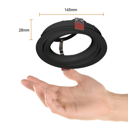 Tecnolite Lámpara Downlight Empotrable, Potencia Máx. 60 W, Base G53, Foco AR111 no incluido