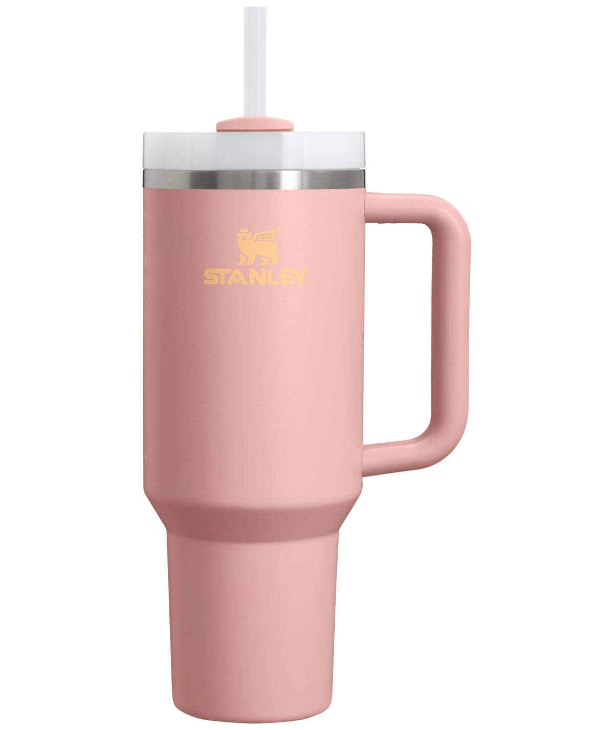 Stanley Quencher H2.0 Vaso con Popote y Tapa FlowState - 40 Ounces - Rosa melocotón