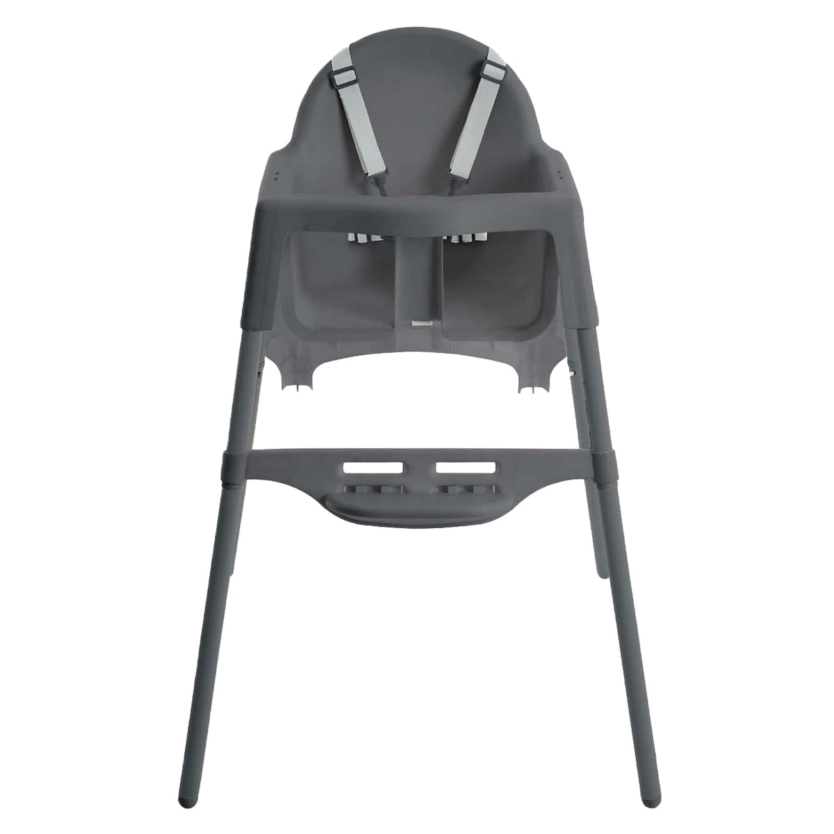 Cosco Silla Alta 2 en 1, Gris, con bandeja removible y arnés de 5 puntos. Uso desde 6 meses hasta 15 kg