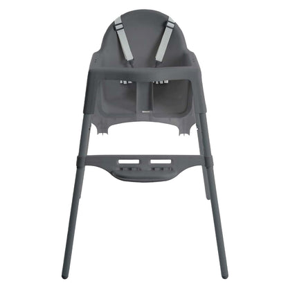 Cosco Silla Alta 2 en 1, Gris, con bandeja removible y arnés de 5 puntos. Uso desde 6 meses hasta 15 kg