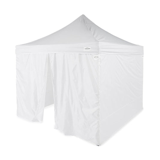 Caravan Canopy Sports Paredes laterales de grado comercial, 10 x 10 pies, blanco