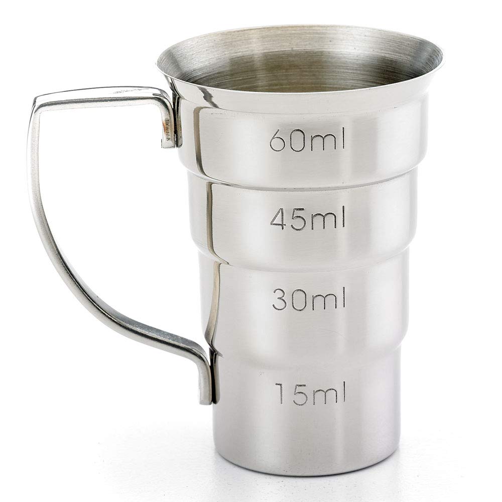 Barfly M37108 - Jigger para bebidas, 2 onzas, acero inoxidable con mango