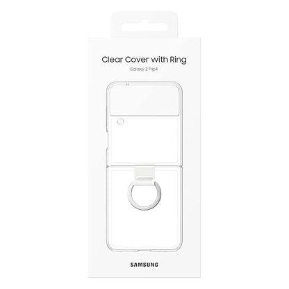 Samsung Galaxy Flip 4 Clear Cover with Ring Transparente