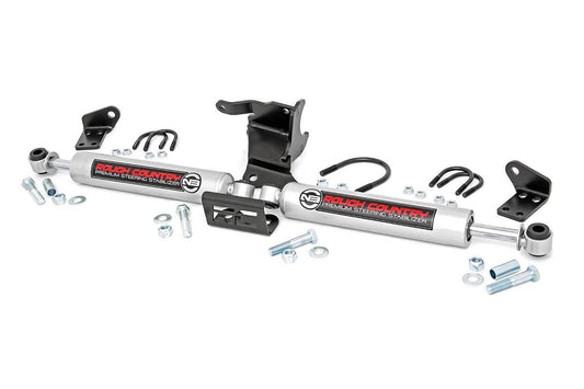 Rough Country N3 Estabilizador de dirección dual para Jeep JL/Gladiator JT 18-24 - 87304