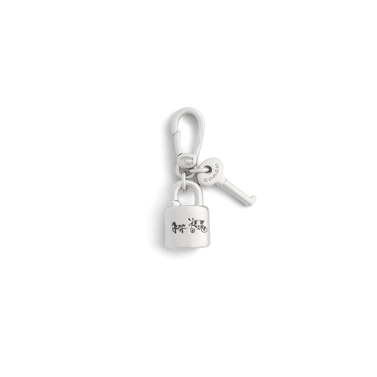 Coach Dije Coleccionable Signature para Collar o Pulsera - Una talla - Rodio