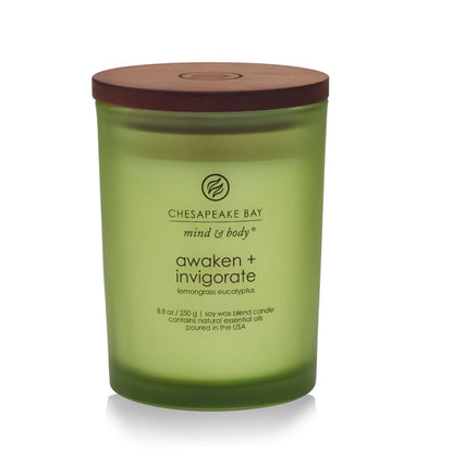 Chesapeake Bay Candle Vela Aromática en Jarra - Despertar + Vigorizar - Medium Jar
