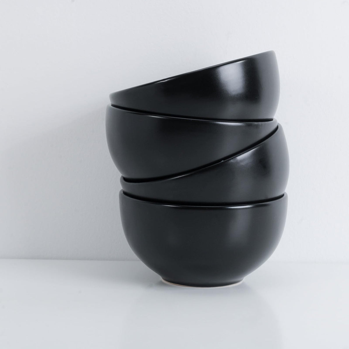 Le Bonne Table by Crown Baccara - Juego de 4 Platos Hondos, Bowls o Cuencos de Cerámica