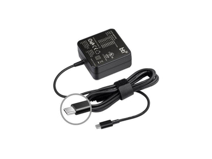 Batería Technology 1HE08UT#ABA-BTI 45W USB Tipo C Adaptador de CA de sobremesa para HP, Color Negro