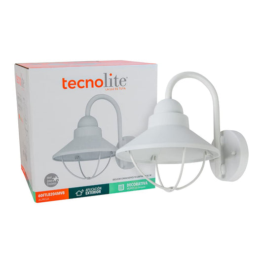 Tecnolite - Lámpara de Pared Arbotante Tipo Farol, para Exteriores, Base E27, 60 W, No Incluye Foco