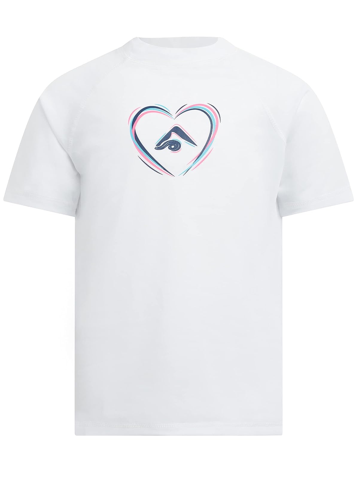 Kanu Surf Jade - Playera de natación con protección Solar UPF 50+ Playera contra Sarpullido para Niñas - blanco (Seafoam White) - 4 Años