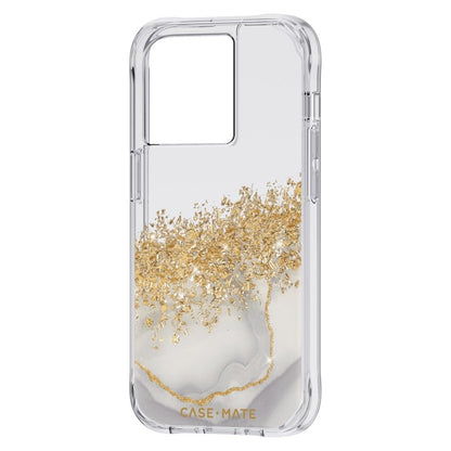 Case-Mate iPhone 14 Pro Case - Karat Marble [10FT Drop Protection] [Wireless Charging Compatible] Luxury Cover with Cute Bling Sparkle for iPhone 14 Pro 6.1", Anti-Scratch, Shock Absorbent, Slim Fit