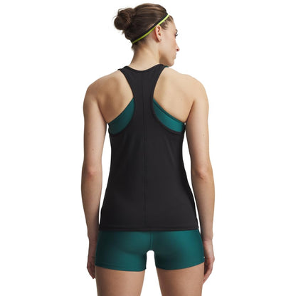 Under Armour Playera sin Mangas para Entrenamiento Tech Mesh Racer Tank para Mujer Talla G Color Negro