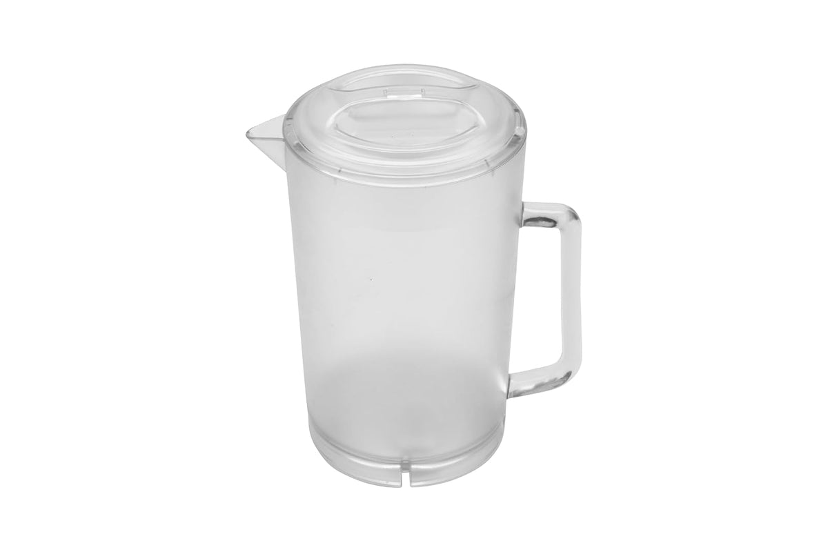 G.E.T. Enterprises Clear 64 oz. Pitcher with Lid, Break Resistant Dishwasher Safe San Pitchers & Decanters Collection P-3064-1-CL-EC (Pack of 1)