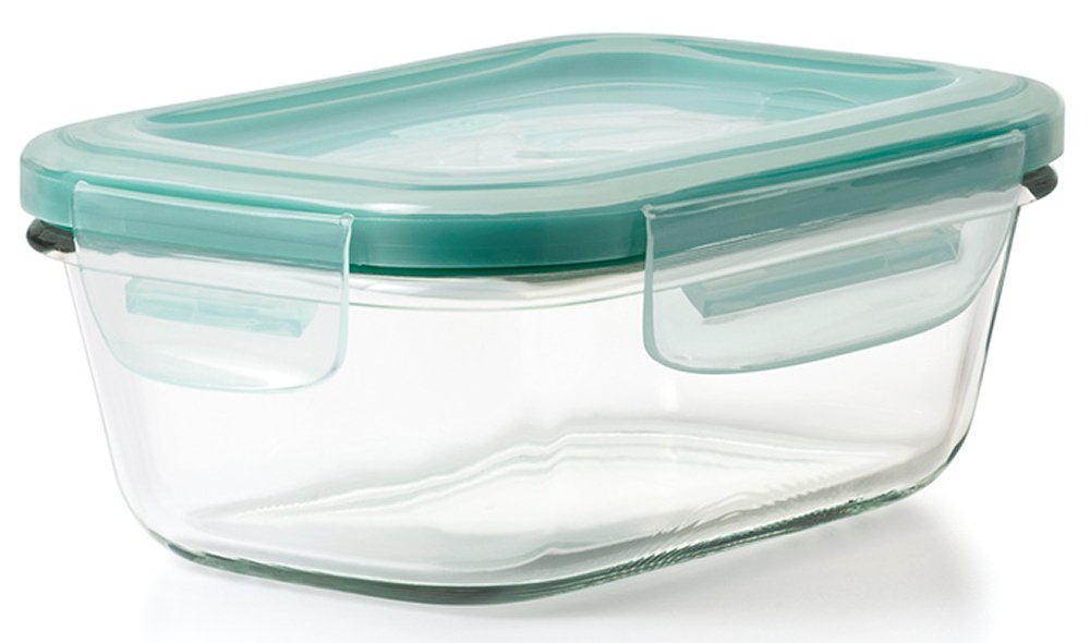 OXO Good Grips 1.6 cup SNAP Leakproof Glass Rectangle Food Storage Container