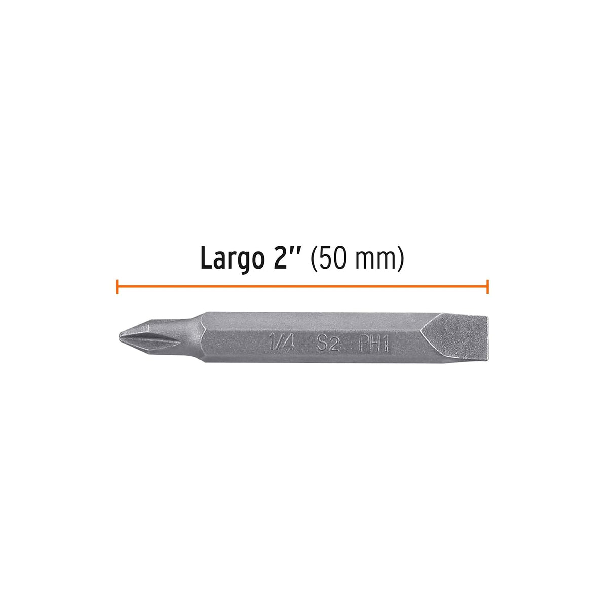 Truper Expert PUDE-4201, Estuche con 5 puntas dobles PH1 y 1/4" largo 2"