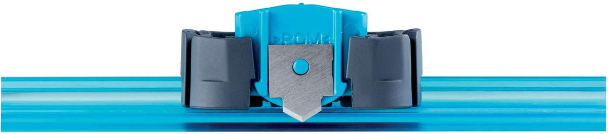 MAPED Guillotina Precise Cut Azul | Cuchilla Auto-Retráctil | Corta 5 Hojas | Regleta en cm/pulg | Ideal para Papel y Fotos