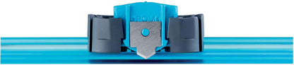 MAPED Guillotina Precise Cut Azul | Cuchilla Auto-Retráctil | Corta 5 Hojas | Regleta en cm/pulg | Ideal para Papel y Fotos