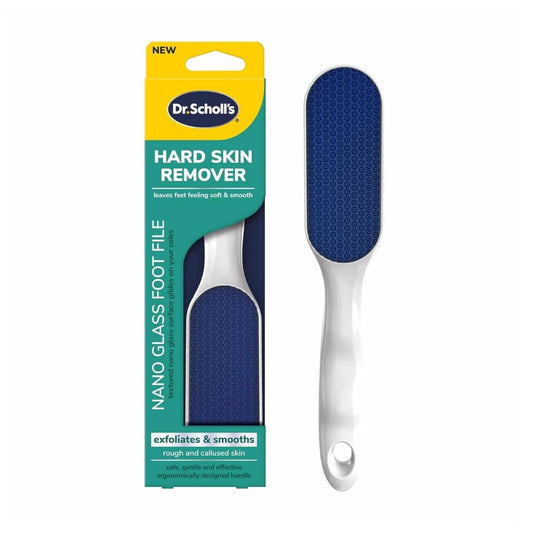 Dr. Scholl's Removedor de Piel Dura Nano Lima de Pie | 1 unidad, vidrio, removedor de callos, suaviza, impermeable