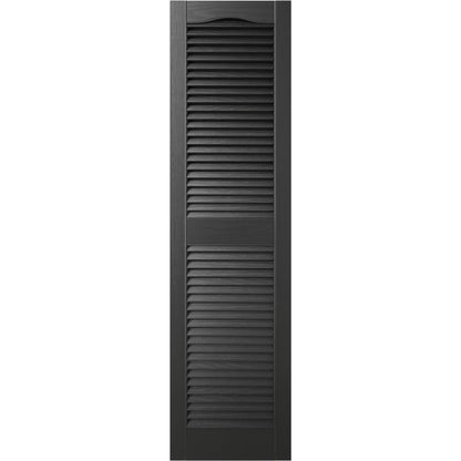 Ekena Millwork Persiana de rejilla abierta, 14.5 Wx55 H Inch, Negro